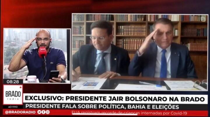 Capitão Alden relembra caso dos respiradores em entrevista com Bolsonaro