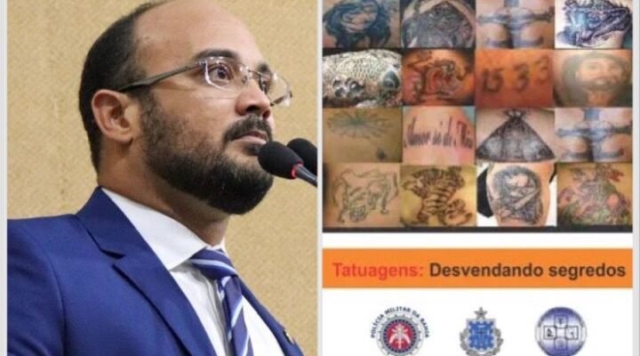 Após expansões de facções na Bahia, Capitão Alden lembra da “Cartilha da Tatuagem” e salienta importância do material para identificação prévia de criminosos