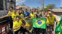 Capitão Alden e Diego Castro lideram motocarreata e criticam ‘abusos de autoridade’ contra Bolsonaro